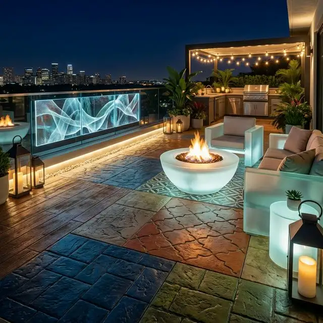 Ús decoratiu de rajoles i paviments en interiors premium