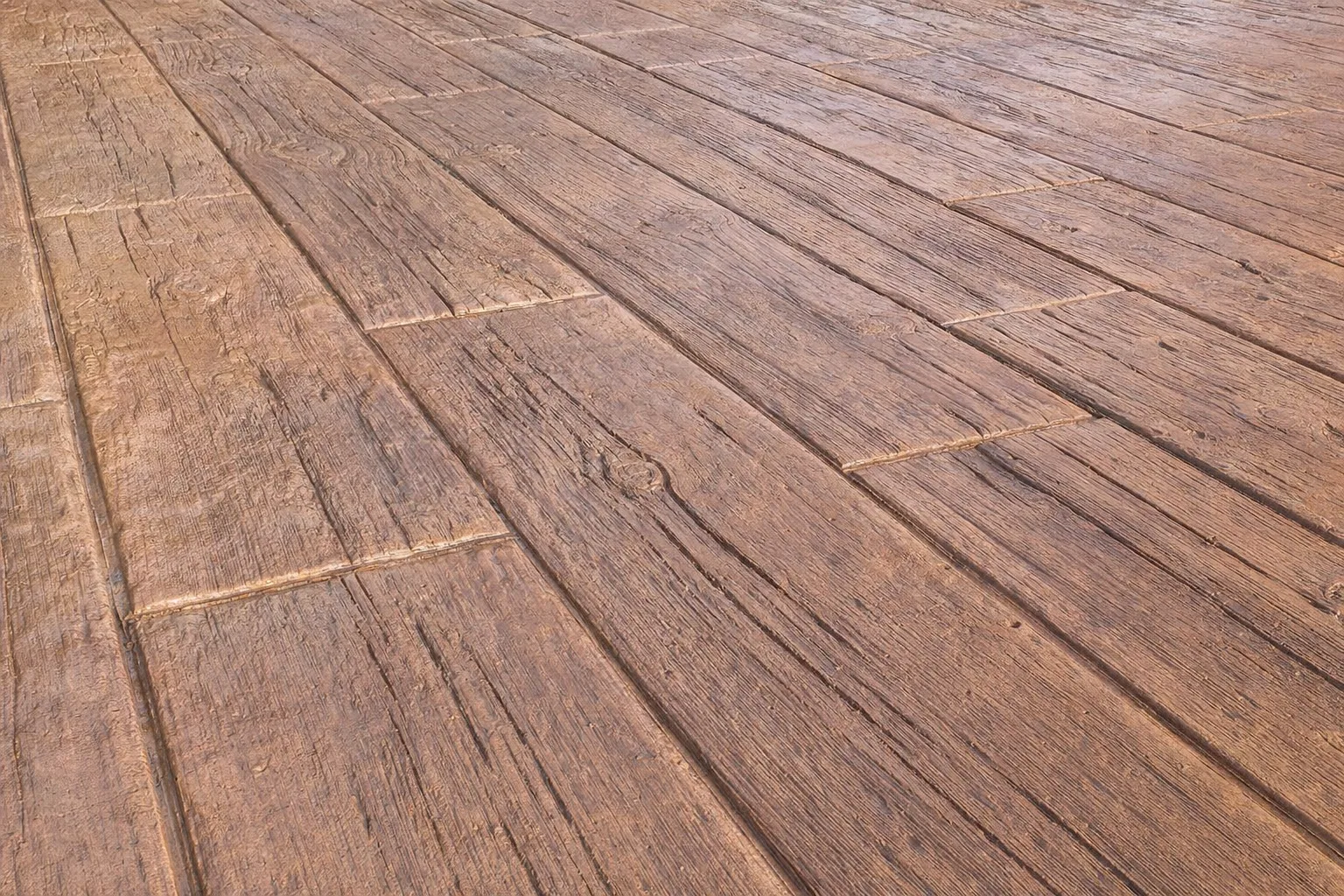 Tauló Rústic - paviment de formigó imprès imitació fusta 138x40 cm - Formigó Imprès Girona
