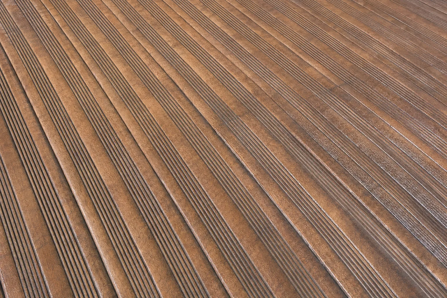 Fusta Deck - paviment de formigó imprès imitació fusta 220x50 cm - Formigó Imprès Girona