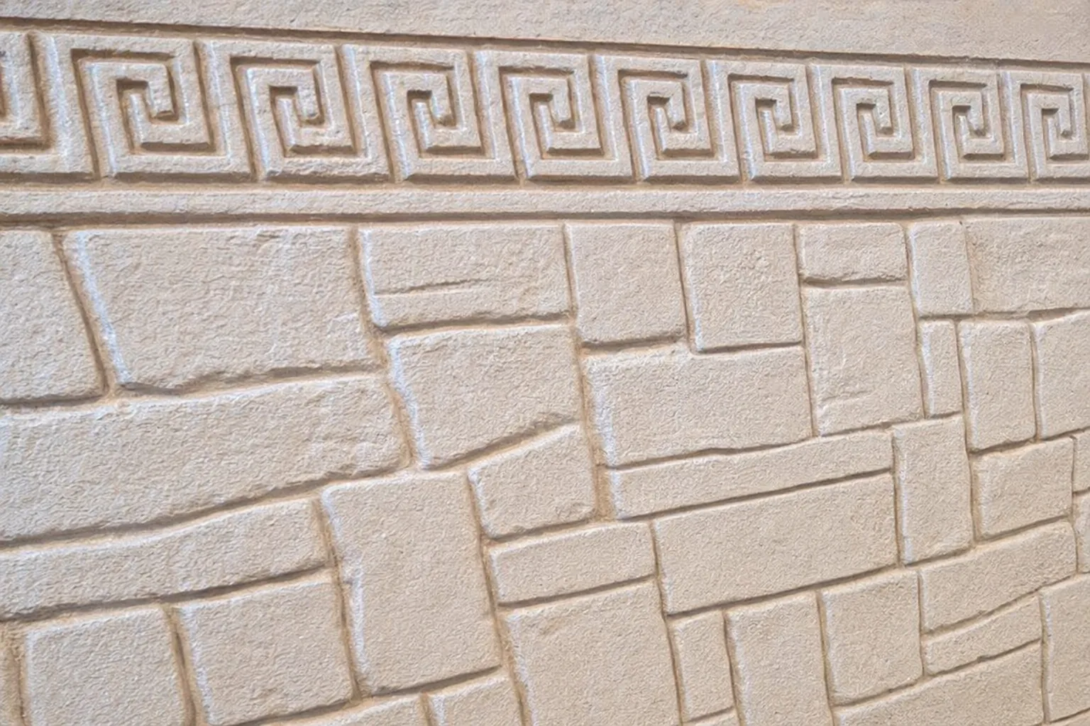 Sanefa Grega - sanefa decorativa de formigó imprès 52x11,5 cm - Formigó Imprès Girona